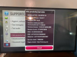 TV LG 50 pollici