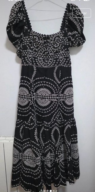 Vestido Charo Ruiz Ibiza Negro/Blanco