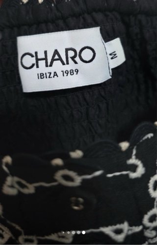 Vestido Charo Ruiz Ibiza Negro/Blanco