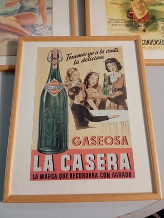 Lote 3 Cuadros Anuncios Vintage