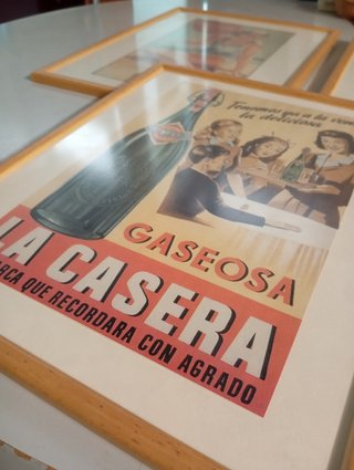 Lote 3 Cuadros Anuncios Vintage