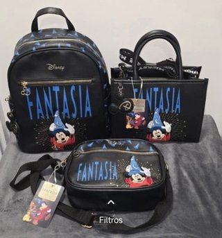 Set Mochila, Bolso y Neceser Mickey Mouse
