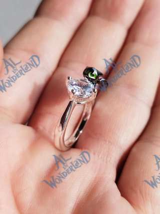 Anello Argento 925 Drago Sdentato Toothless 17,3