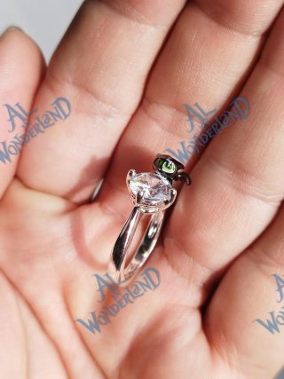 Anello Argento 925 Drago Sdentato Toothless 17,3