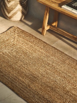 Alfombra Yute Westwing, color natural