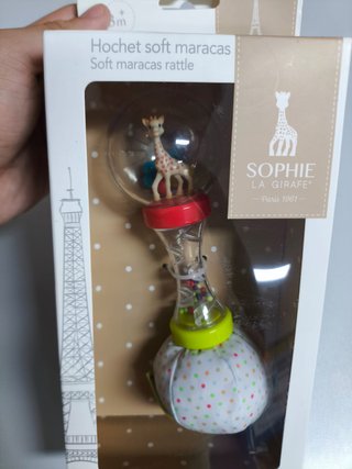 Sophie La Girafe – Sonajero Maracas Multitextura