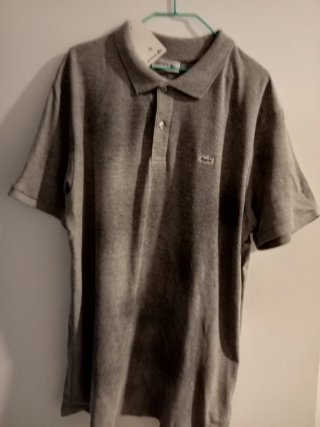 Polo Lacoste Gris Talla XL