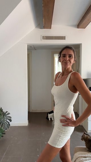 Falda Mini Blanca Bershka - nueva con etiqueta