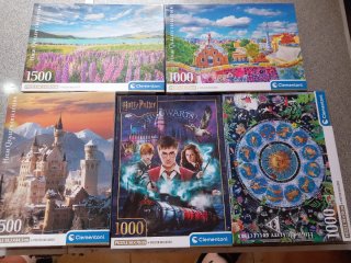 Puzzles Clementoni 1000 y 1500 piezas