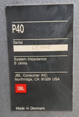 Altavoces JBL P40