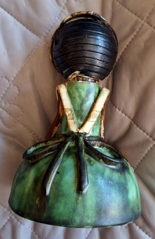 Preciosa y exclusiva Figura Muñeca Cerámica Vintag