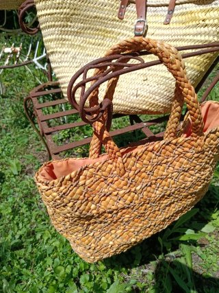 Capazos de rafia para playa