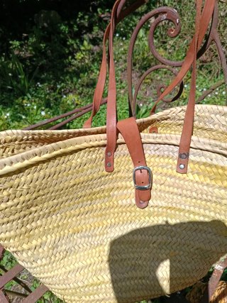 Capazos de rafia para playa