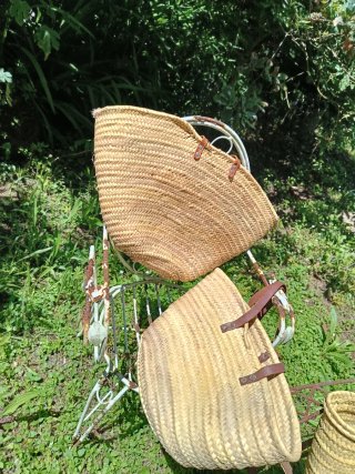 Capazos de rafia para playa