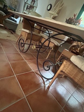 Mesa de mármol diseño vintage