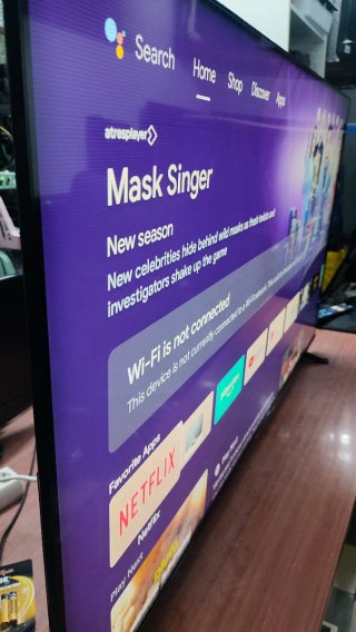 Televisión Engel 50" Smart TV WiFi con defecto