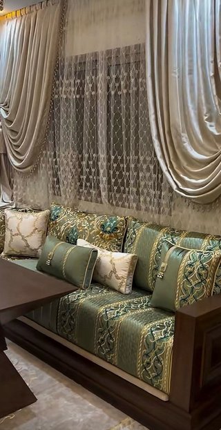 Salón Marroquí Tela y Madera