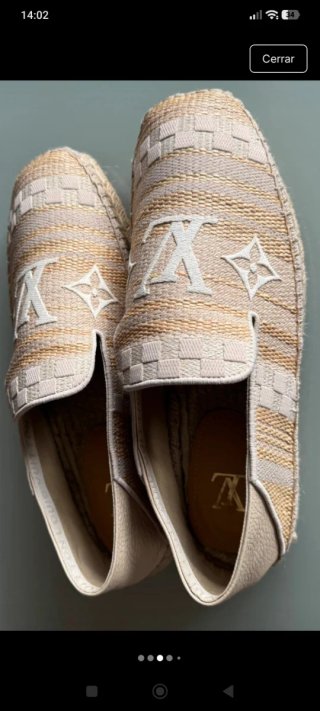 Louis Vuitton Espadrilles Beige y Blanco