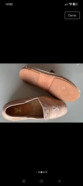 Louis Vuitton Espadrilles Beige y Blanco