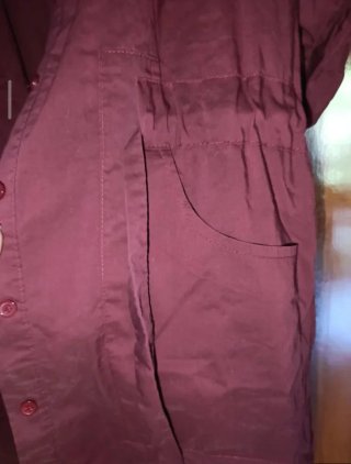 Camisa larga morada