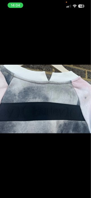Sudadera Hurley gris y rosa