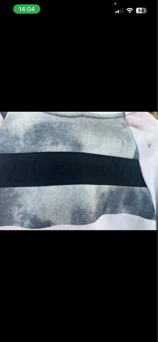 Sudadera Hurley gris y rosa