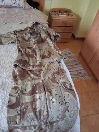 Uniforme Airsoft Camuflaje Desierto