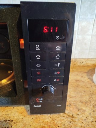 Microondas Samsung Combi Negro