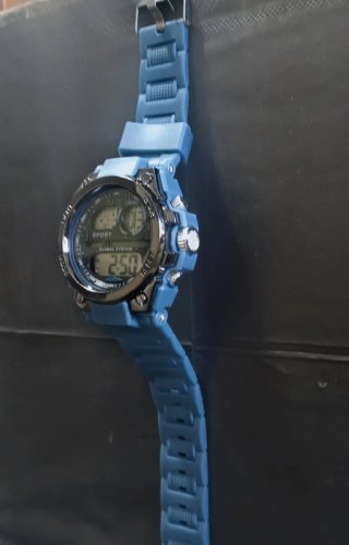 Orologio Uomo Sportivo Blu e Argento