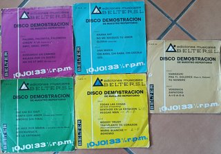 Lote 5 Discos Demostración Belter