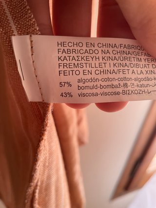Blazer Oversize Stradivarius Salmón Talla M