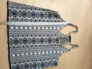 Top tirantes estampado tribal