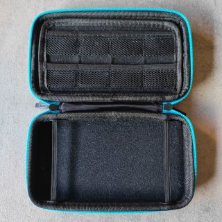 Nintendo 3DS XL Blu Con Caricabatterie E Custodia