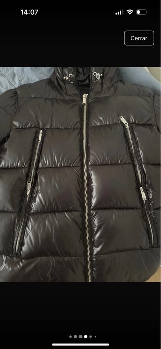 Abrigo Negro Supply&Demand Reflectante