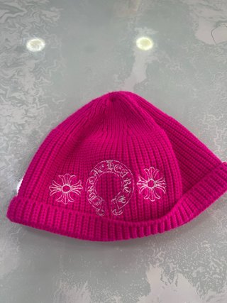 Gorro Lana Rosa Chrome Hearts
