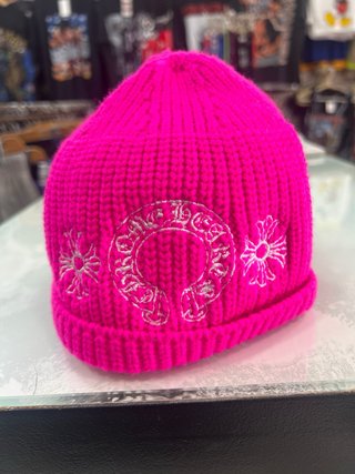 Gorro Lana Rosa Chrome Hearts