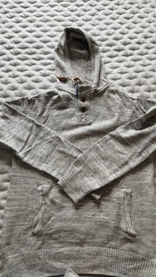 Sudadera jersey caballero gris