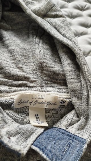 Sudadera jersey caballero gris