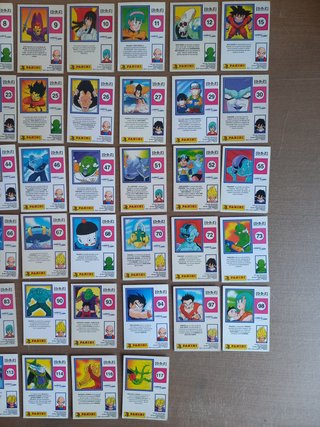 Cromos Dragon Ball Z Combat Cards Panini cartas