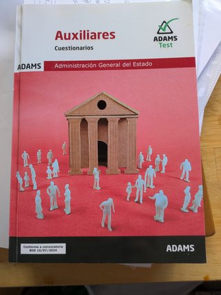 Temario auxiliar administrativo de academia Adams