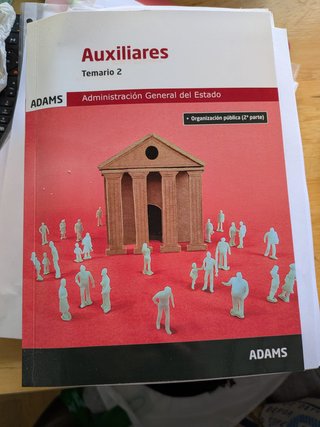 Temario auxiliar administrativo de academia Adams