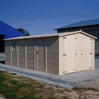 Gardiun Caseta Garaje de madera Mikhail II 20 m²