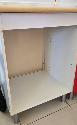 Módulos de cocina madera y metal