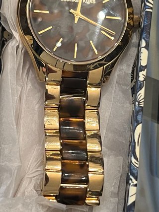 Reloj Michael Kors Mujer Tortoise y Dorado