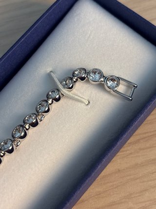Pulsera Swarovski Tennis Plata