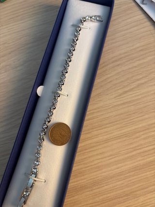 Pulsera Swarovski Tennis Plata