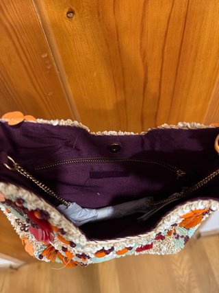 Bolso Zara con abalorios y lentejuelas