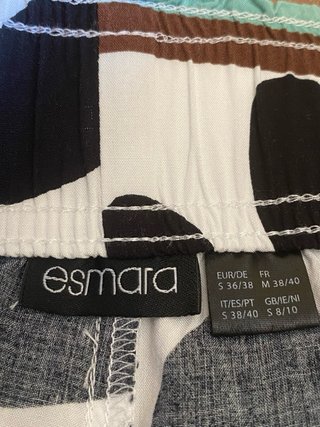 Pantalón Esmara Talla 38 Estampado