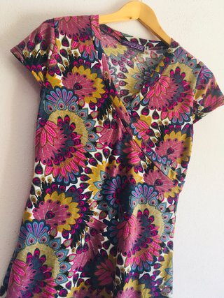 Vestido estampado Purple Jam Talla XL - L