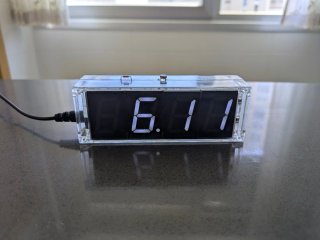 Reloj LED Digital Transparente original